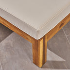 Ensemble de canapés d'extérieur Alcove en bois d'acacia 5 pièces par Christopher Knight Home