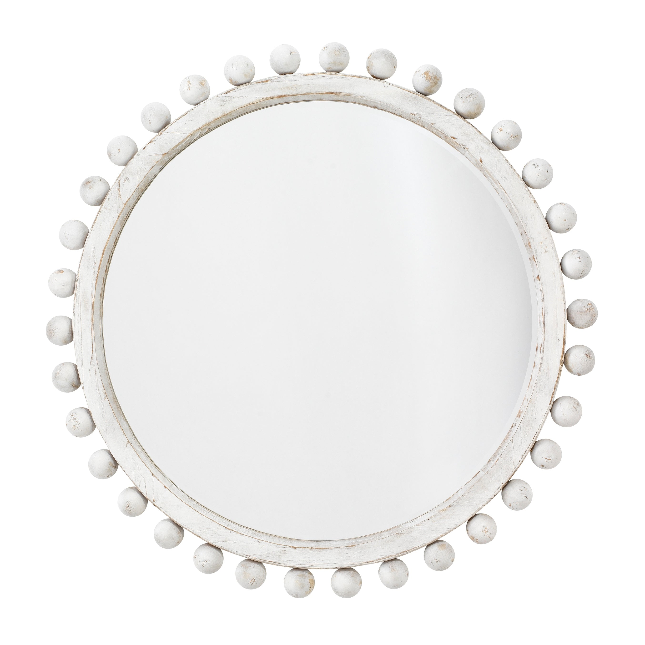 Miroir rond en bois Alden Décor Orion, naturel
