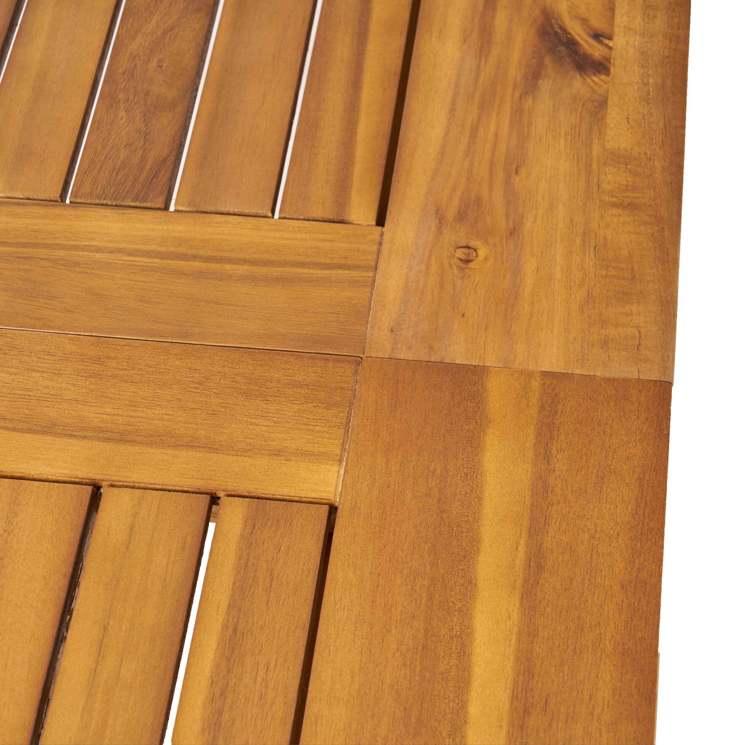 Ensemble de salle à manger d'extérieur en bois et osier Algoma 9 pièces par Christopher Knight Home