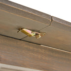 Ensemble de salle à manger d'extérieur en bois et osier Algoma 9 pièces par Christopher Knight Home