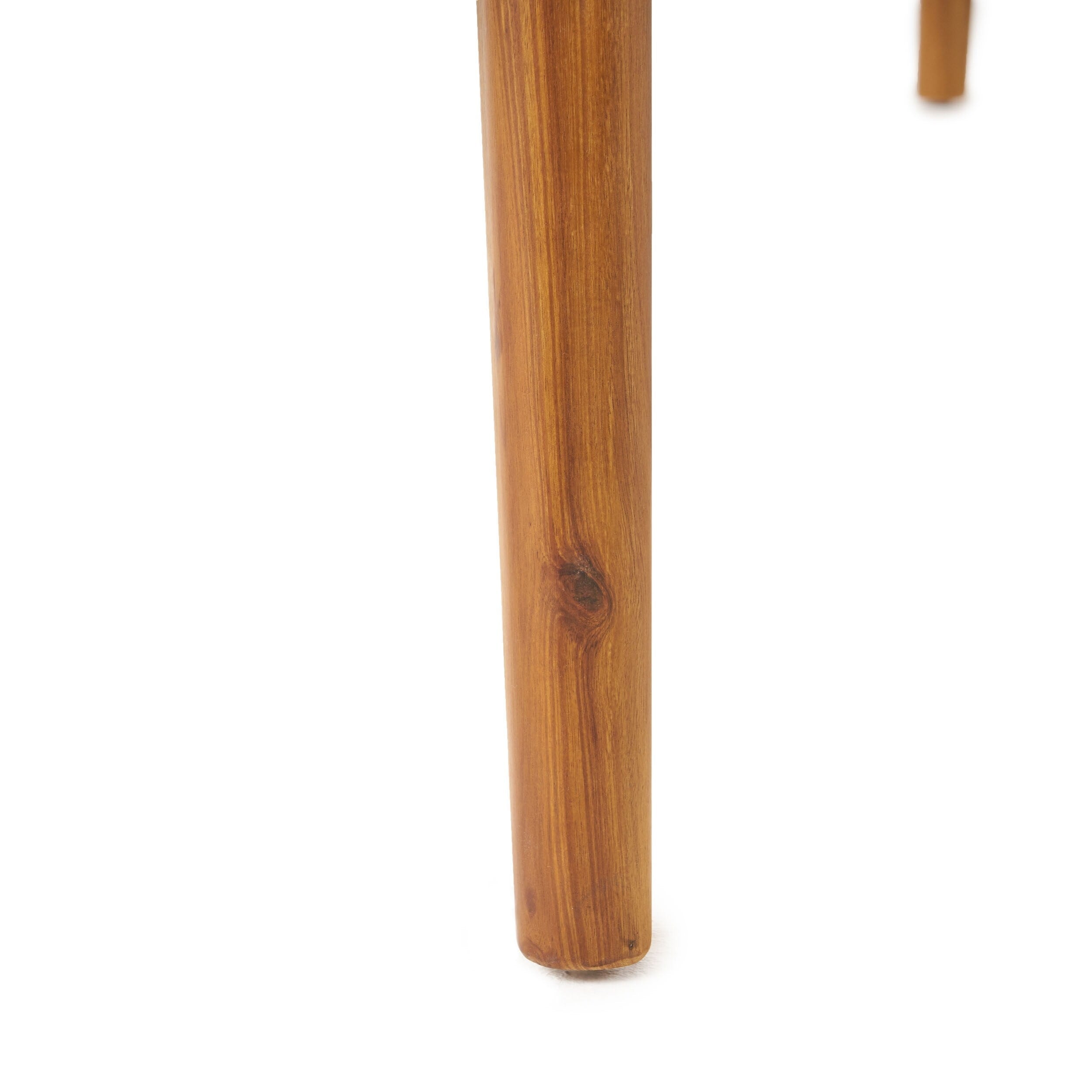 Ensemble de salle à manger d'extérieur en bois et osier Algoma 9 pièces par Christopher Knight Home