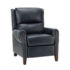 Fauteuil inclinable manuel large en cuir véritable Alicia 32,68