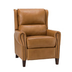Fauteuil inclinable manuel large en cuir véritable Alicia 32,68