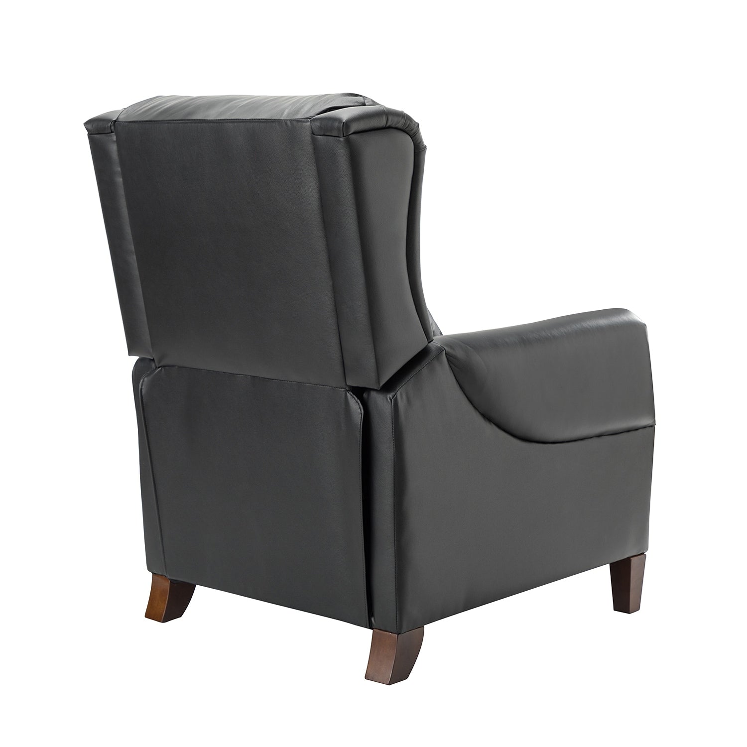 Fauteuil inclinable manuel large en cuir véritable Alicia 32,68