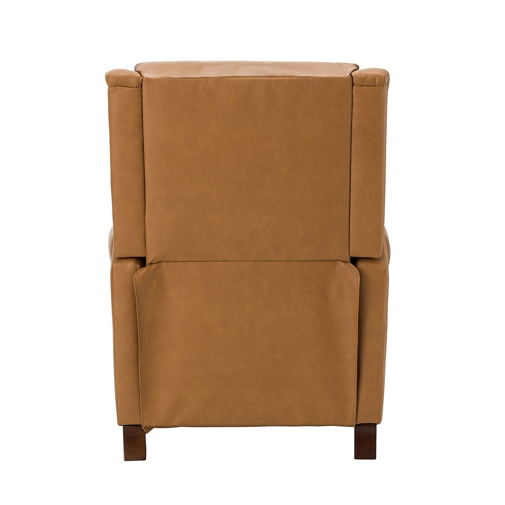 Fauteuil inclinable manuel large en cuir véritable Alicia 32,68