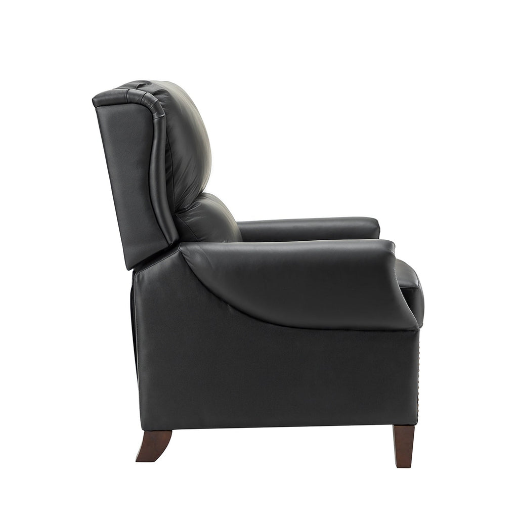 Fauteuil inclinable manuel large en cuir véritable Alicia 32,68