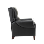 Fauteuil inclinable manuel large en cuir véritable Alicia 32,68
