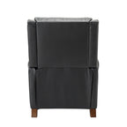 Fauteuil inclinable manuel large en cuir véritable Alicia 32,68