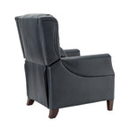 Fauteuil inclinable manuel large en cuir véritable Alicia 32,68