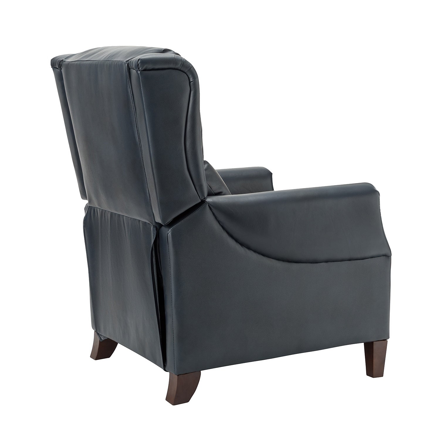Fauteuil inclinable manuel large en cuir véritable Alicia 32,68