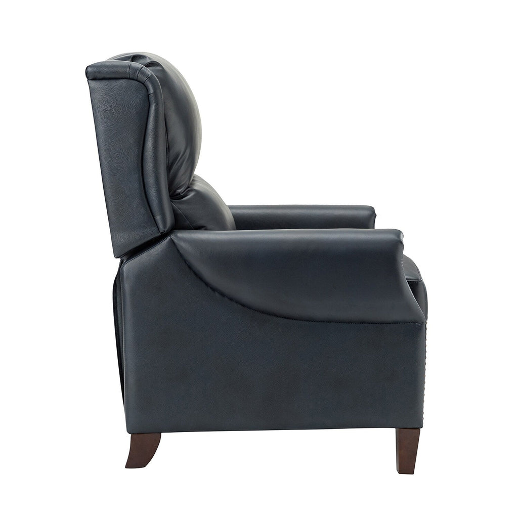 Fauteuil inclinable manuel large en cuir véritable Alicia 32,68