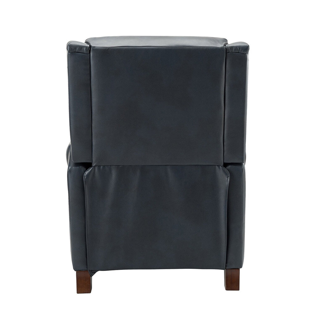 Fauteuil inclinable manuel large en cuir véritable Alicia 32,68