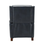 Fauteuil inclinable manuel large en cuir véritable Alicia 32,68