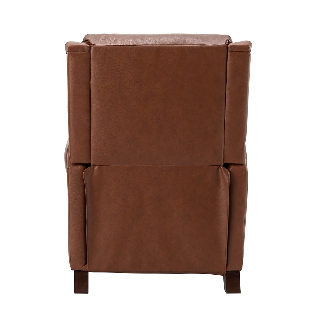 Fauteuil inclinable manuel large en cuir véritable Alicia 32,68