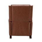 Fauteuil inclinable manuel large en cuir véritable Alicia 32,68