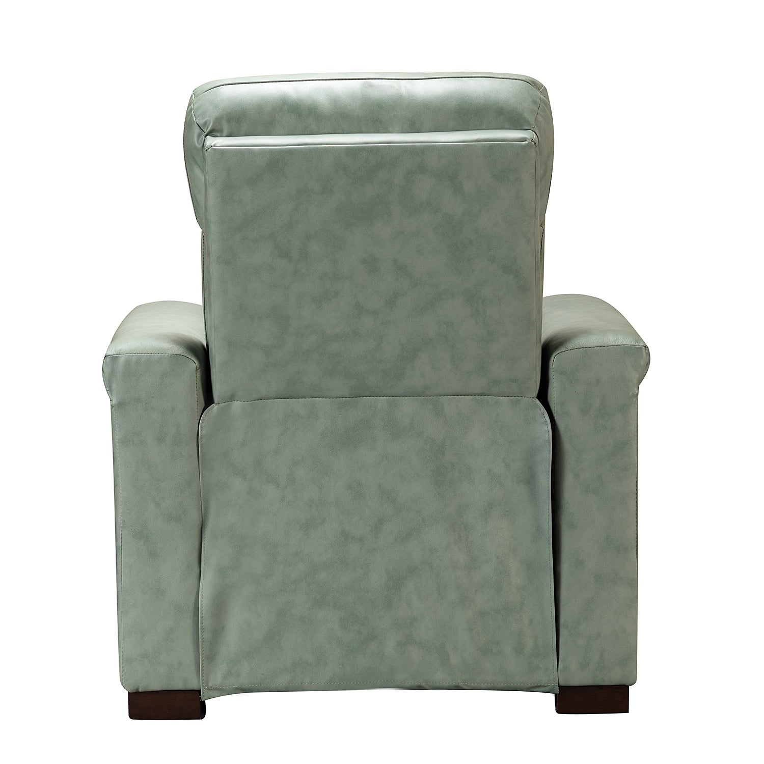 Fauteuil inclinable électrique classique contemporain Alicia 34,65 pouces de large en cuir véritable avec port USB