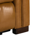 Fauteuil inclinable électrique classique contemporain Alicia 34,65 pouces de large en cuir véritable avec port USB