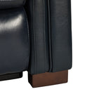 Fauteuil inclinable électrique classique contemporain Alicia 34,65 pouces de large en cuir véritable avec port USB