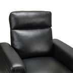Fauteuil inclinable électrique classique contemporain Alicia 34,65 pouces de large en cuir véritable avec port USB