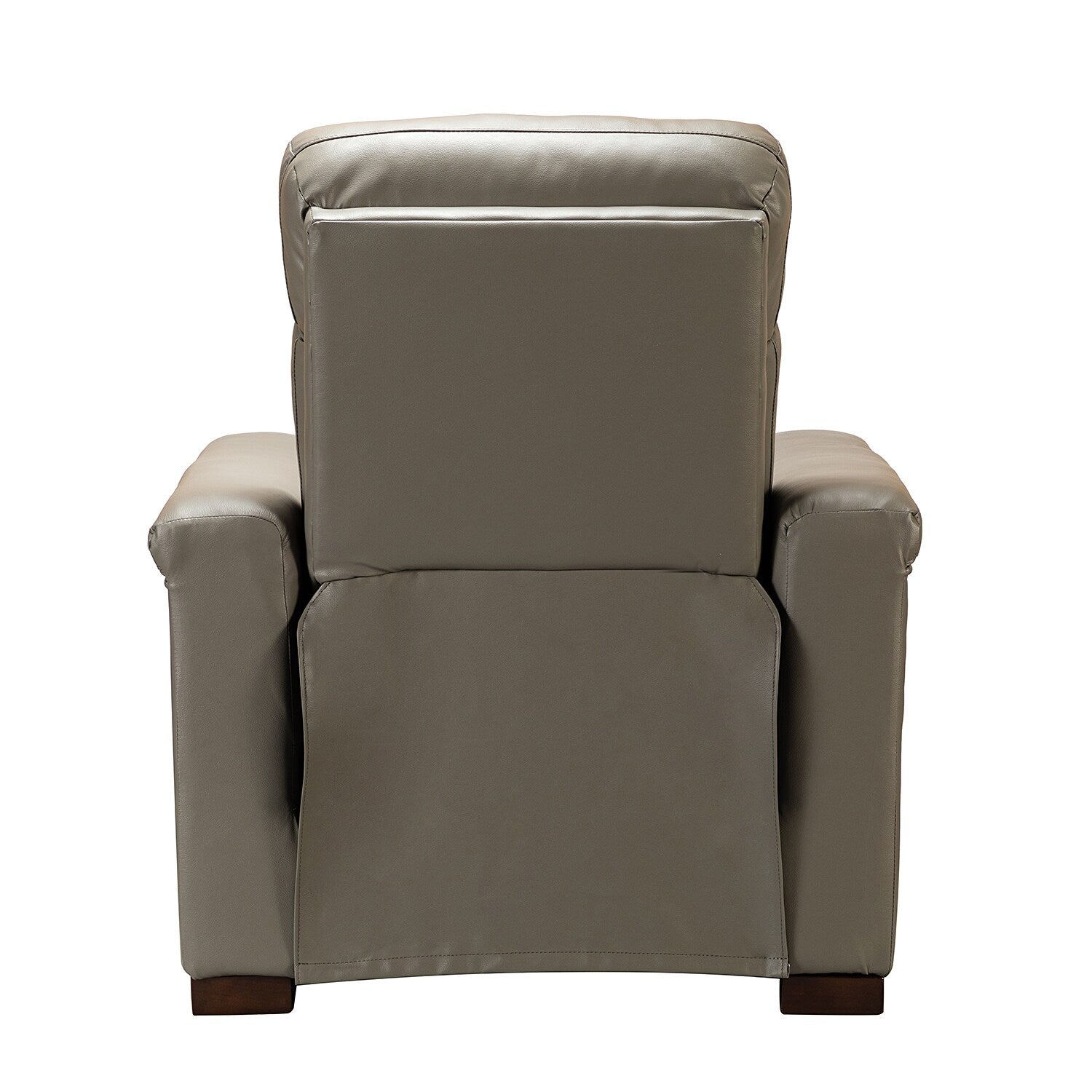 Fauteuil inclinable électrique classique contemporain Alicia 34,65 pouces de large en cuir véritable avec port USB