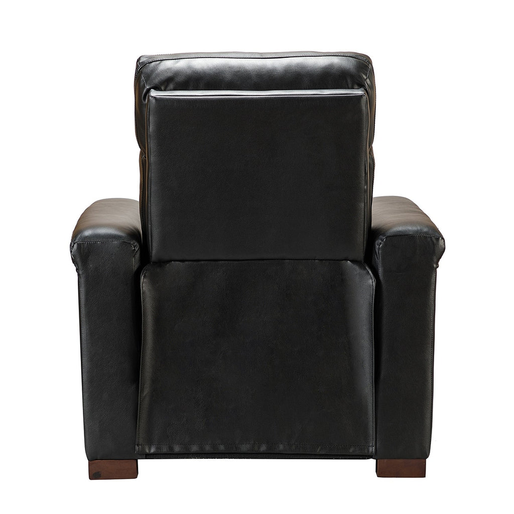 Fauteuil inclinable électrique classique contemporain Alicia 34,65 pouces de large en cuir véritable avec port USB