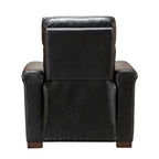 Fauteuil inclinable électrique classique contemporain Alicia 34,65 pouces de large en cuir véritable avec port USB