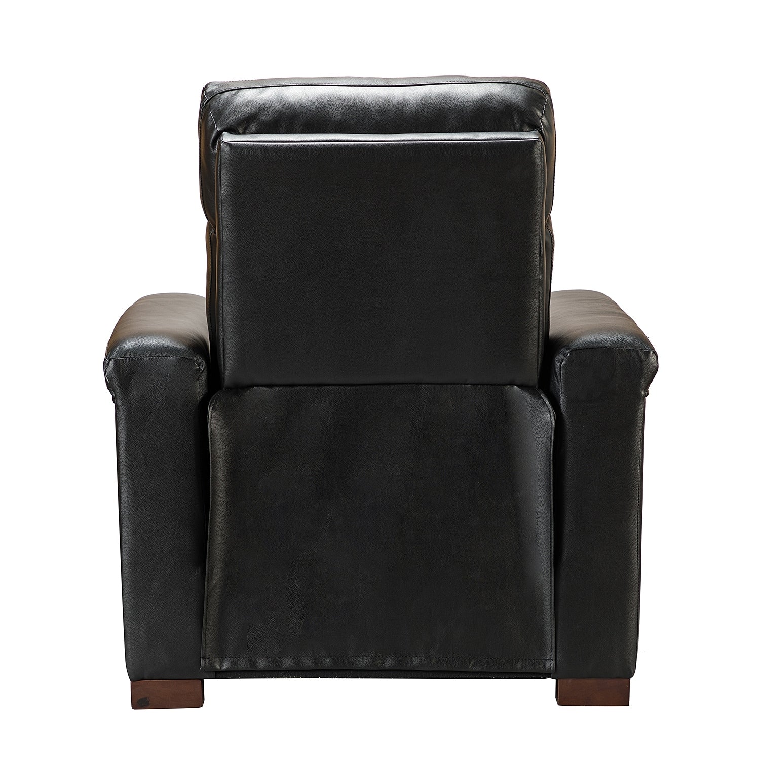 Fauteuil inclinable électrique classique contemporain Alicia 34,65 pouces de large en cuir véritable avec port USB