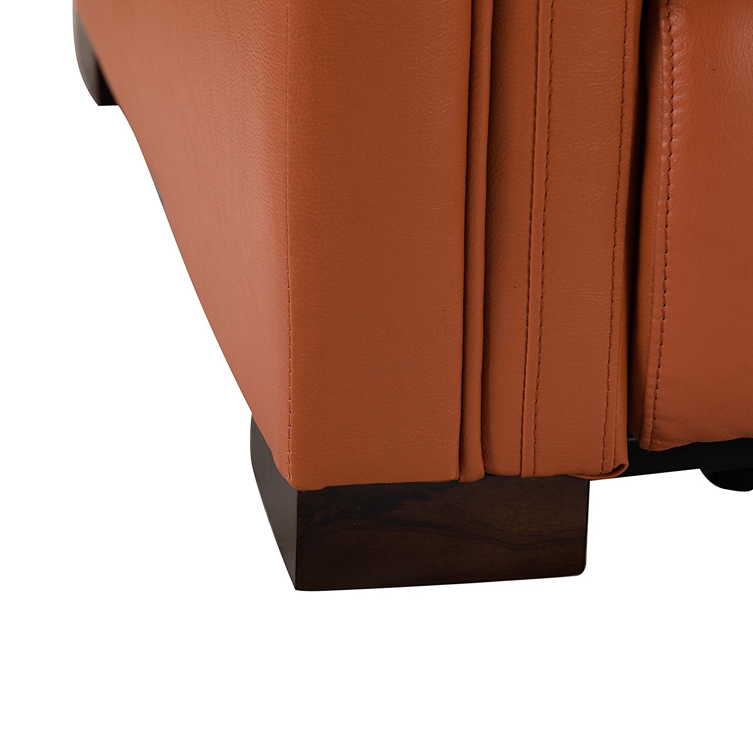 Fauteuil inclinable électrique classique contemporain Alicia 34,65 pouces de large en cuir véritable avec port USB