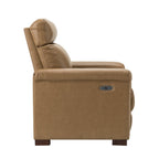 Fauteuil inclinable électrique classique contemporain Alicia 34,65 pouces de large en cuir véritable avec port USB