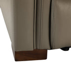 Fauteuil inclinable électrique classique contemporain Alicia 34,65 pouces de large en cuir véritable avec port USB