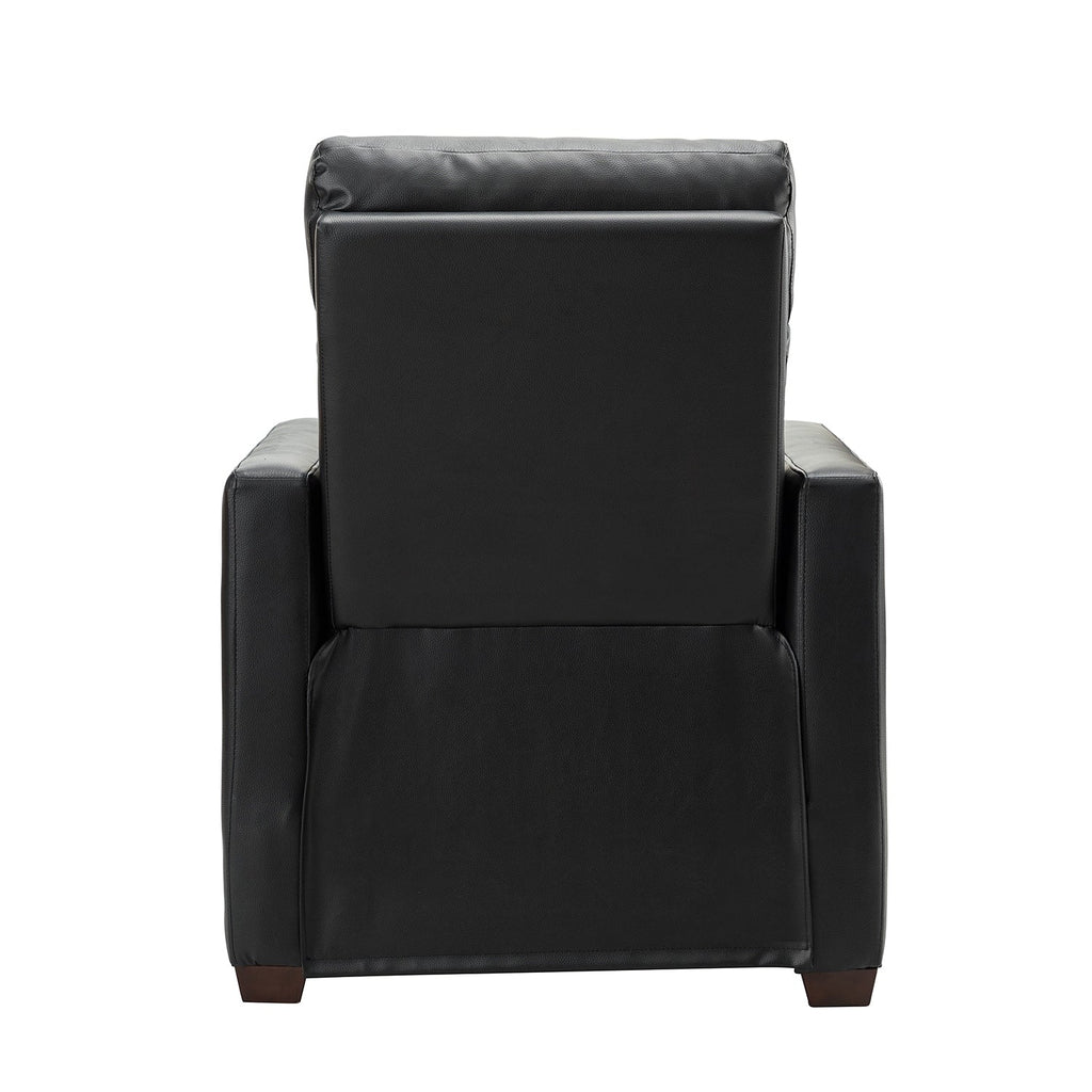 Fauteuil inclinable électrique Alina 31,50 pouces de large en cuir véritable avec port USB, lot de 2