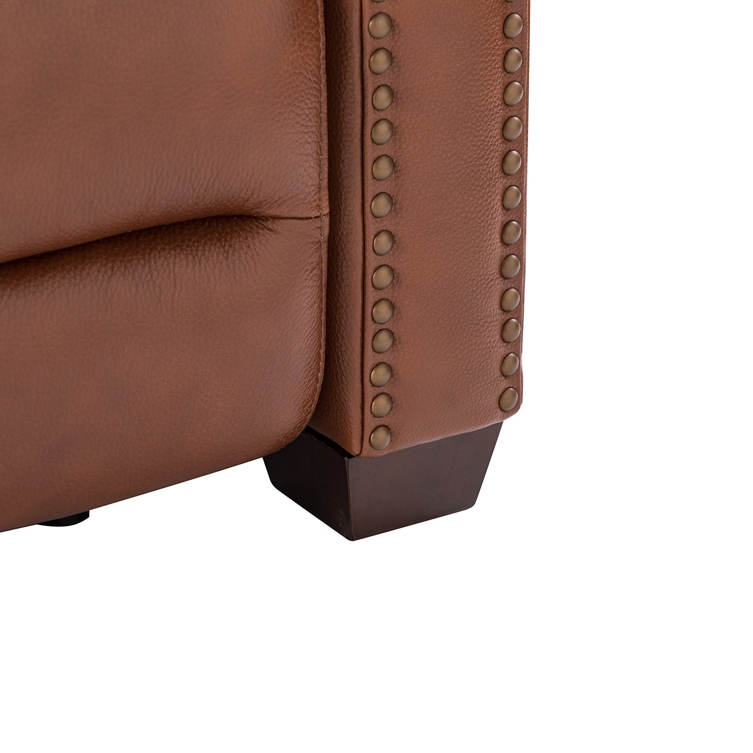 Fauteuil inclinable électrique Alina 31,50 pouces de large en cuir véritable avec port USB, lot de 2