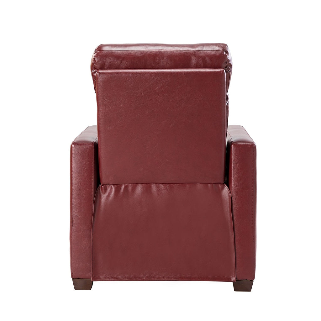 Fauteuil inclinable électrique Alina 31,50 pouces de large en cuir véritable avec port USB, lot de 2