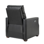 Fauteuil inclinable électrique Alina 31,50 pouces de large en cuir véritable avec port USB, lot de 2
