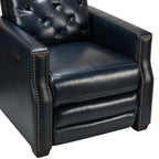 Fauteuil inclinable électrique Alina 31,50 pouces en cuir véritable avec port USB