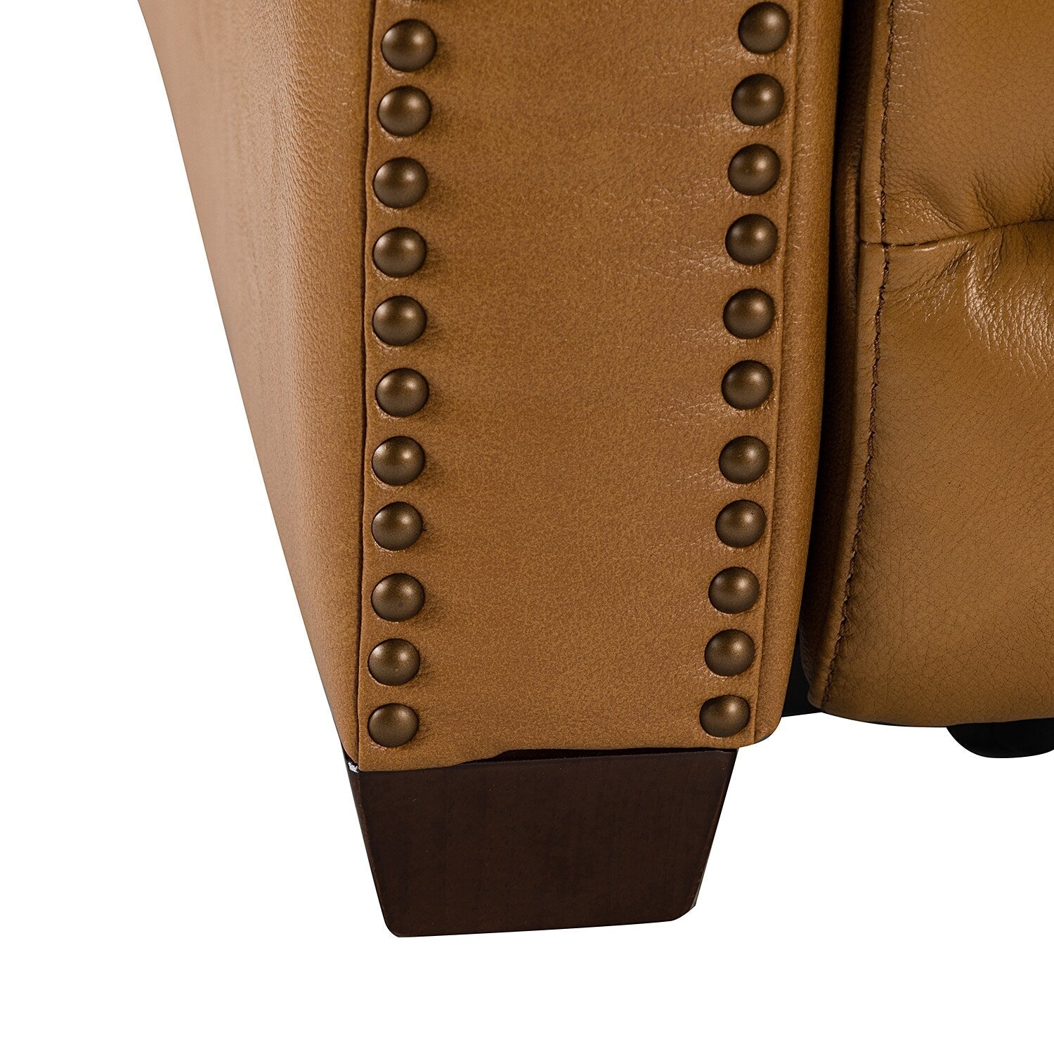 Fauteuil inclinable électrique Alina 31,50 pouces en cuir véritable avec port USB