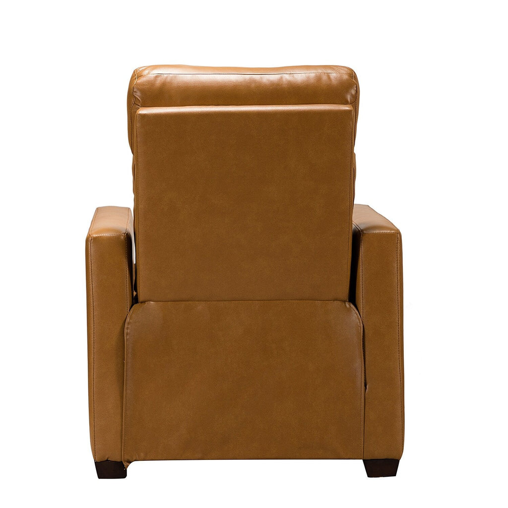 Fauteuil inclinable électrique Alina 31,50 pouces en cuir véritable avec port USB