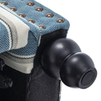 Fauteuil inclinable Alisa 35 po de largeur en cuir végétalien et lin