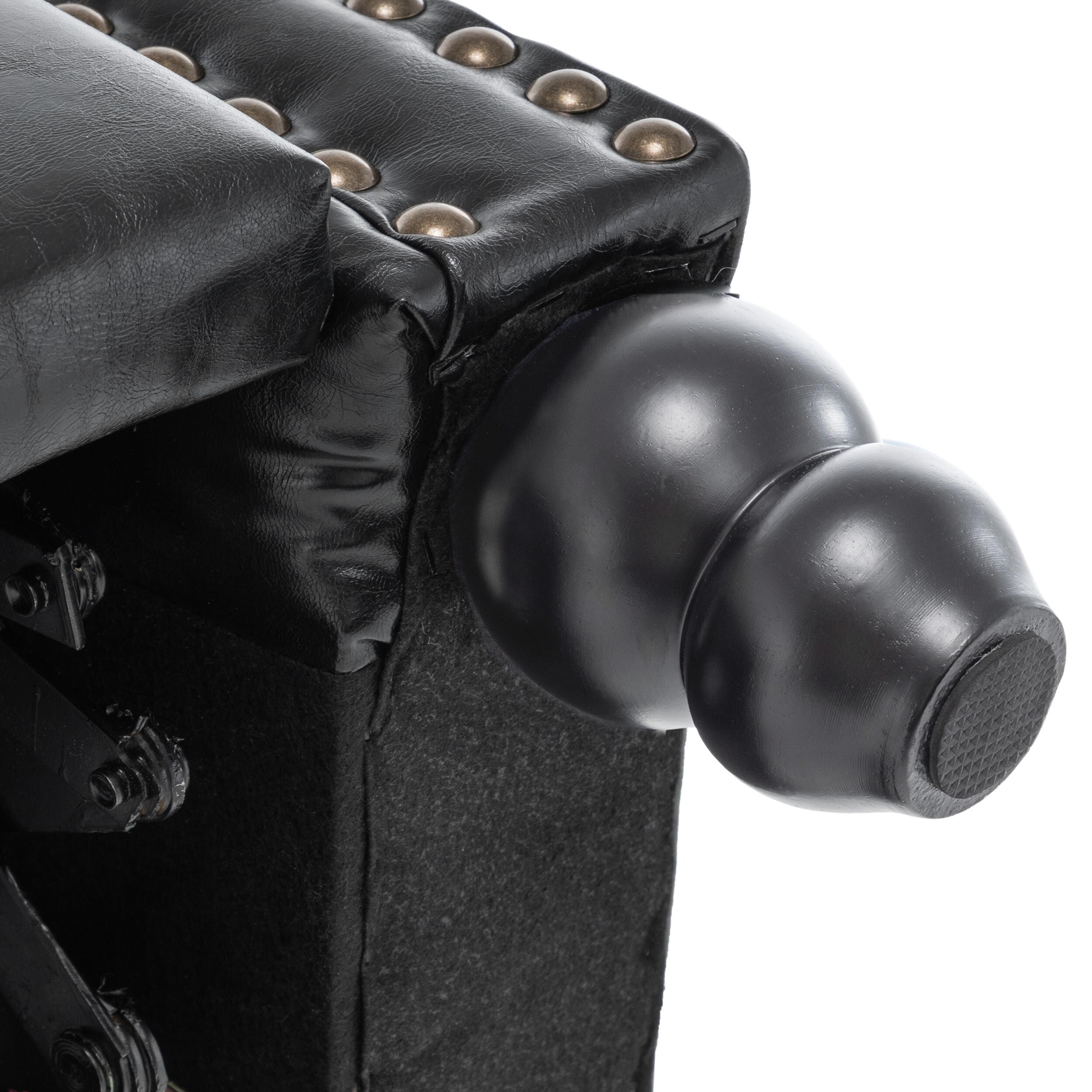 Fauteuil inclinable Alisa 35 po de largeur en cuir végétalien et lin