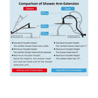 Pommeau de douche à effet pluie haute pression tout en métal de 10 pouces avec pommeau combiné à main