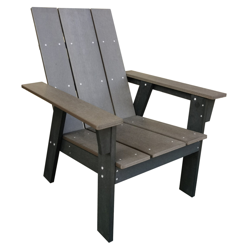 Ensemble de 3 chaises Adirondack Layton en polystyrène toutes saisons