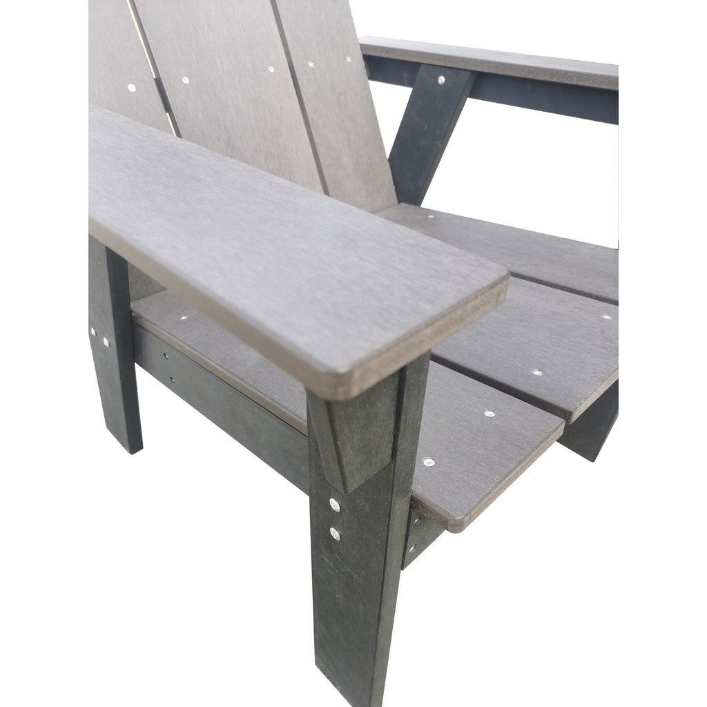 Ensemble de 3 chaises Adirondack Layton en polystyrène toutes saisons