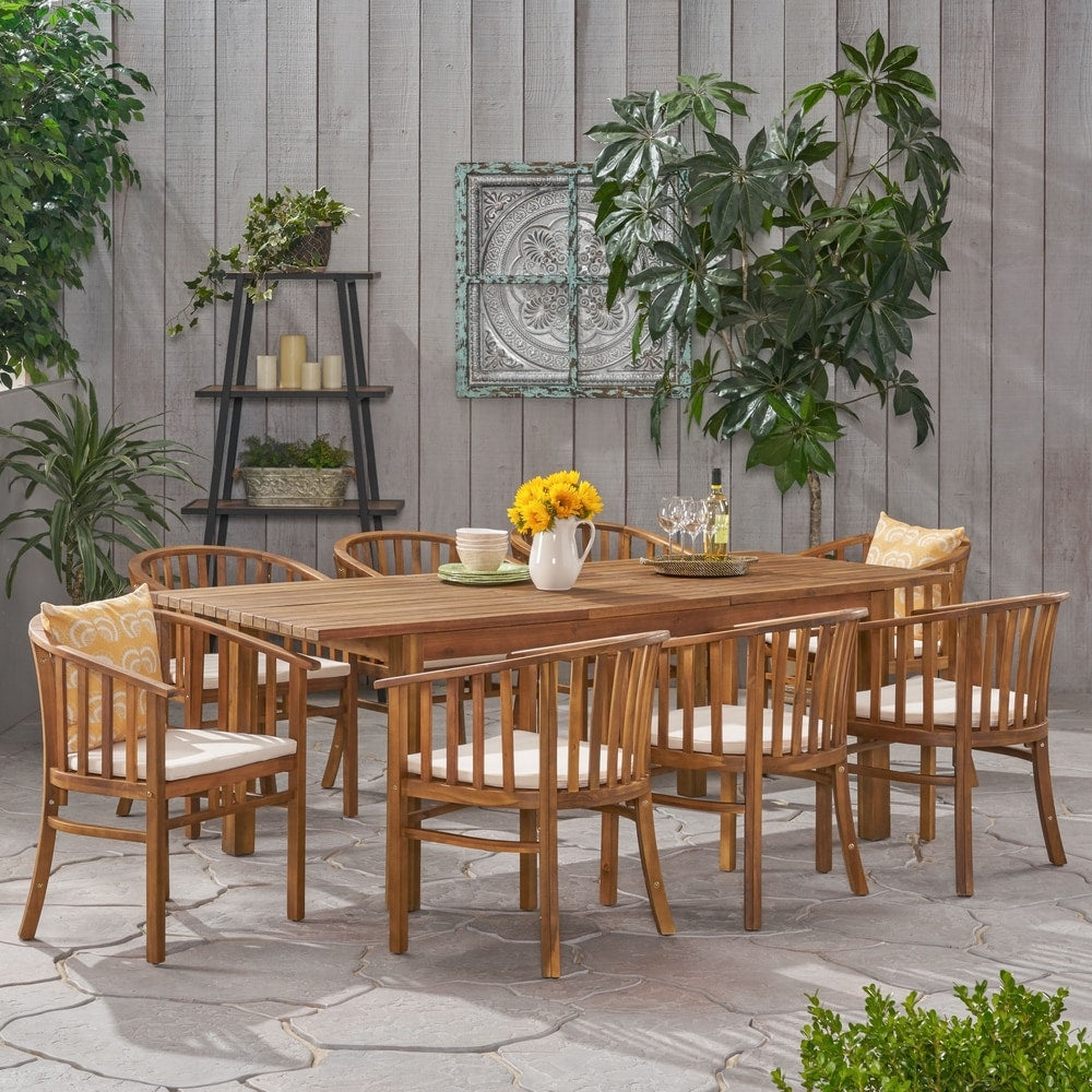 Ensemble de salle à manger en bois d'acacia Alondra par Christopher Knight Home