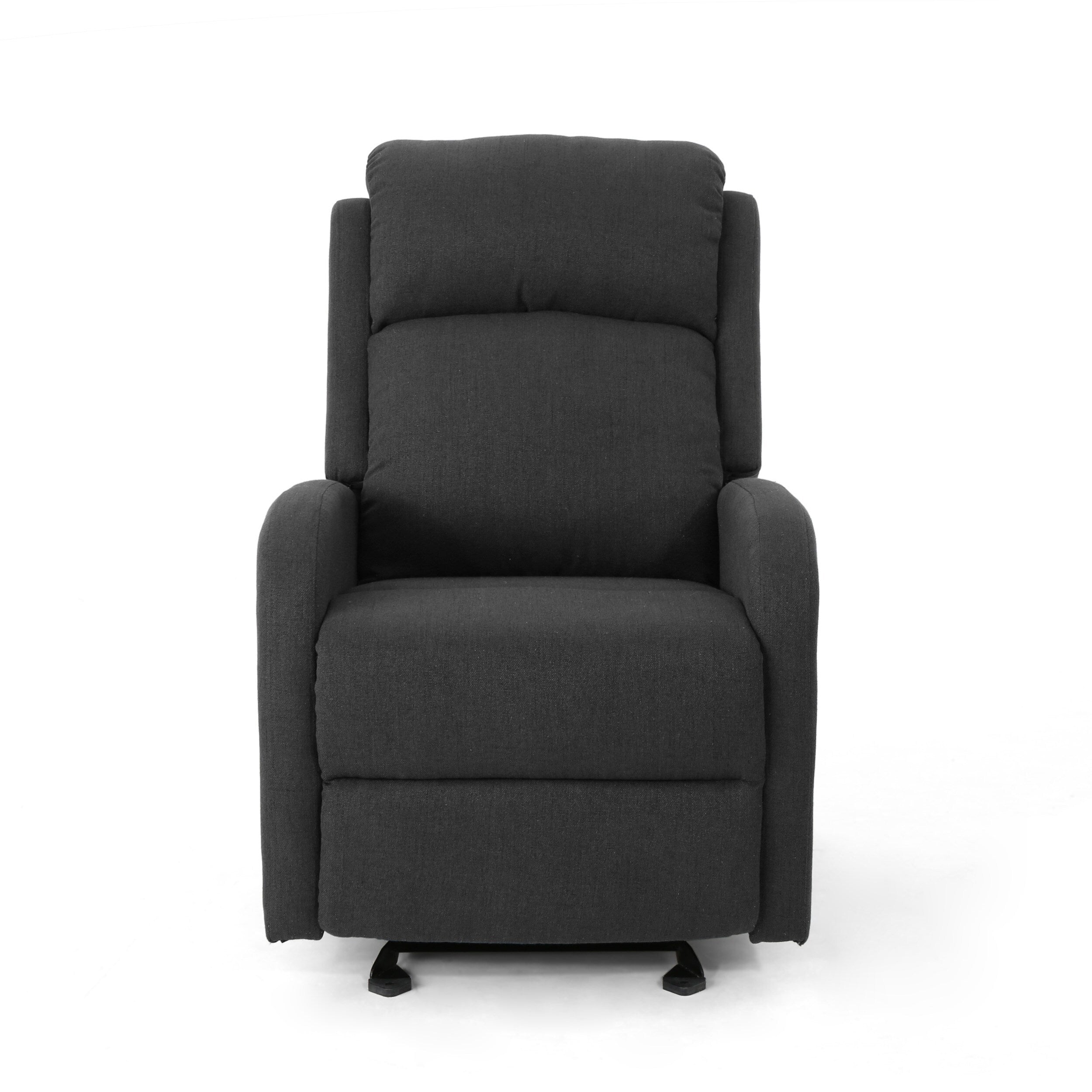 Fauteuil inclinable à bascule en tissu Alouette par Christopher Knight Home