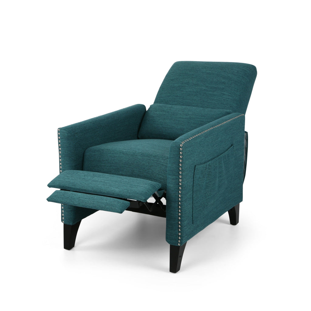 Fauteuil inclinable contemporain en tissu Alscot par Christopher Knight Home