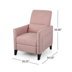 Fauteuil inclinable contemporain en tissu Alscot par Christopher Knight Home
