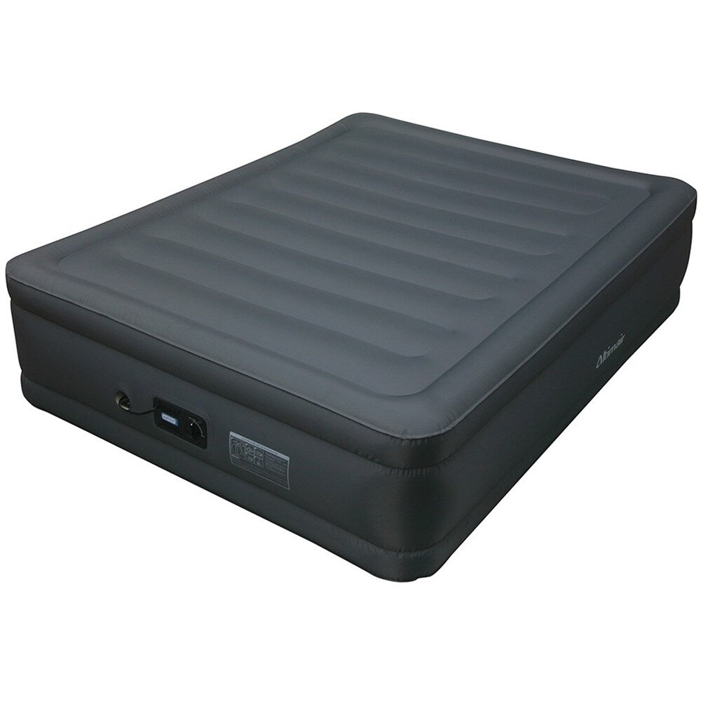 Matelas pneumatique Altimair Queen de 20 pouces avec surmatelas en mousse à mémoire de forme de 1 pouce et housse en drap-housse