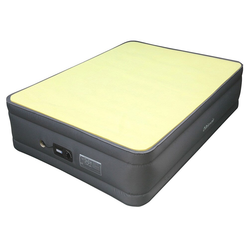 Matelas pneumatique Altimair pleine grandeur avec surmatelas en mousse à mémoire de forme