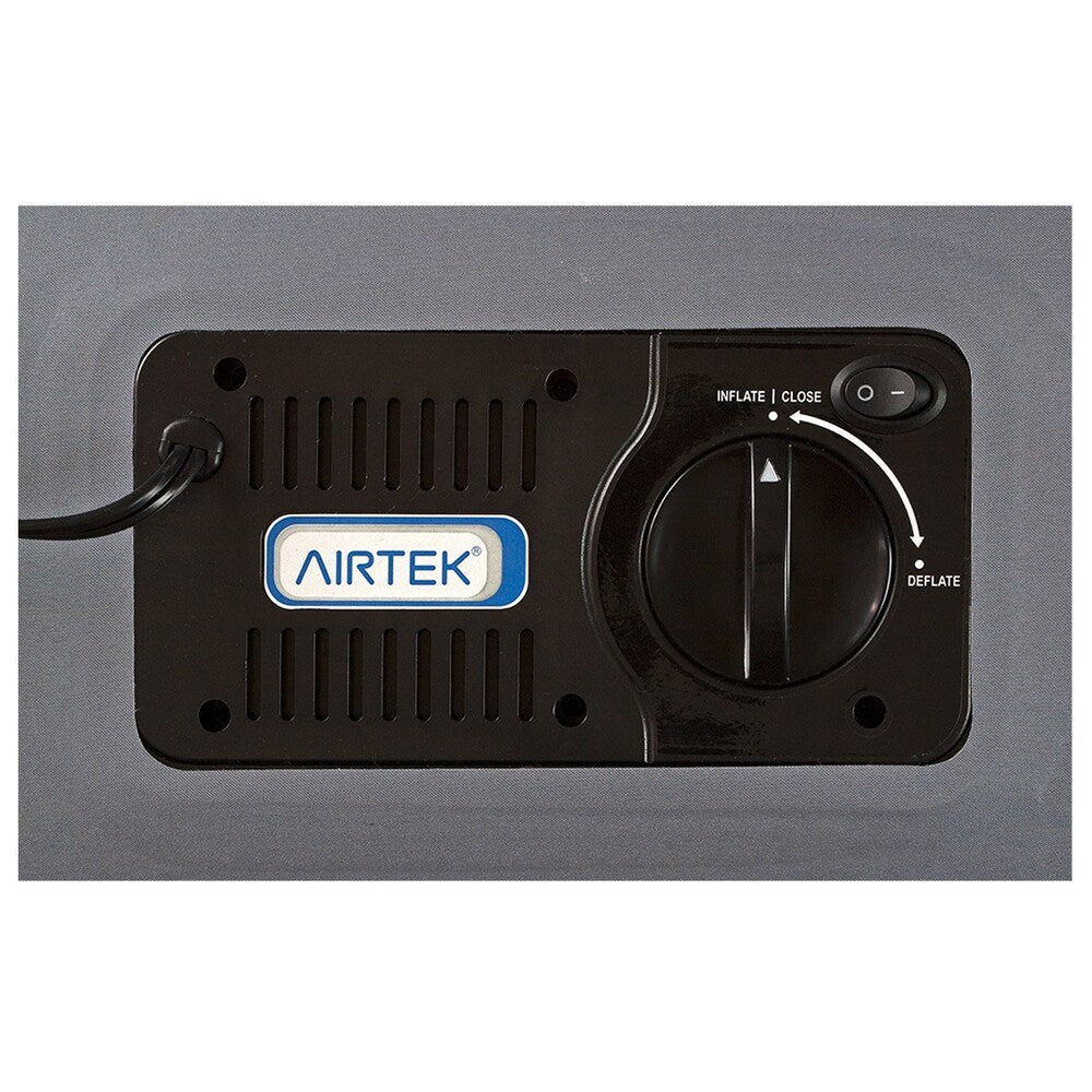 Matelas pneumatique surélevé Altimair Lustrous Series King Size avec surmatelas en mousse à mémoire de forme