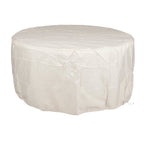 Ensemble de table à feu en aluminium de 44 po avec quatre chaises pivotantes et accessoires